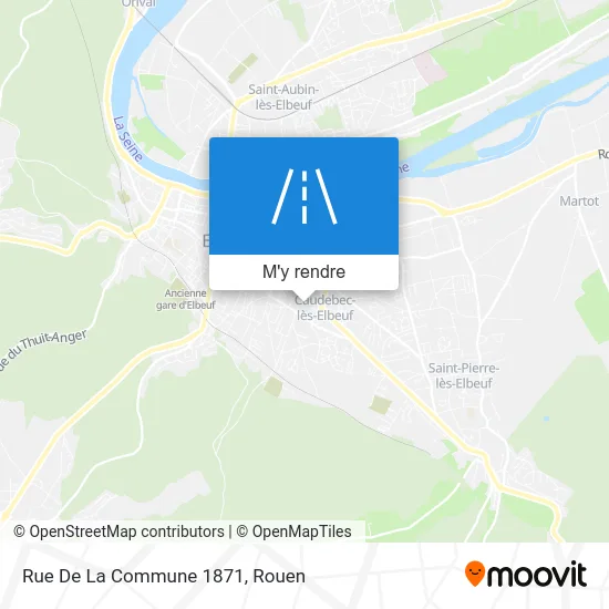 Rue De La Commune 1871 plan