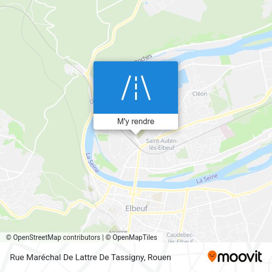 Rue Maréchal De Lattre De Tassigny plan