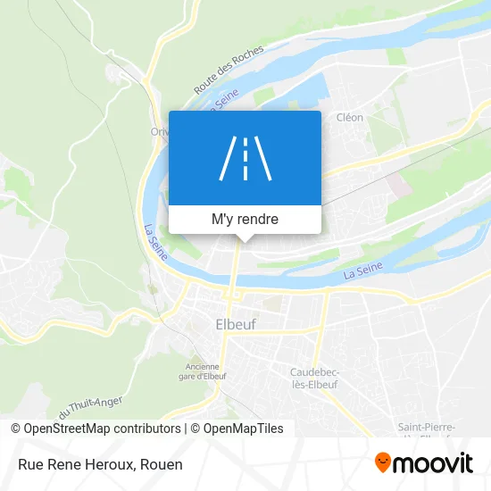 Rue Rene Heroux plan