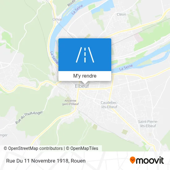 Rue Du 11 Novembre 1918 plan