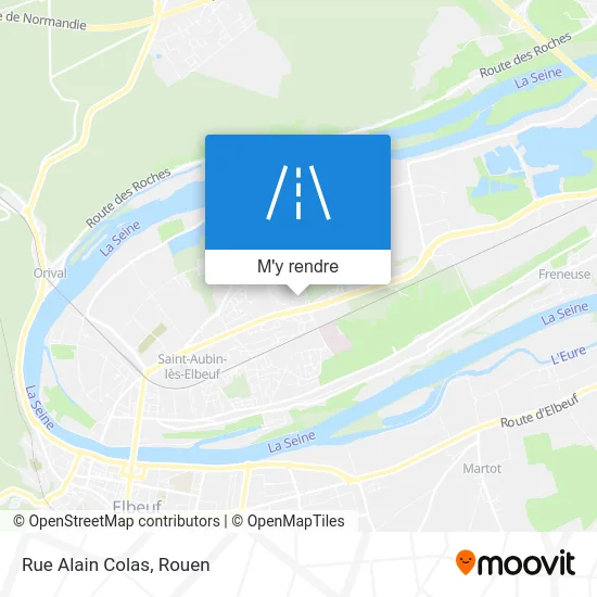 Rue Alain Colas plan