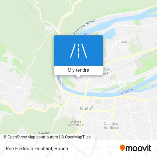 Rue Hédouin Heullant plan