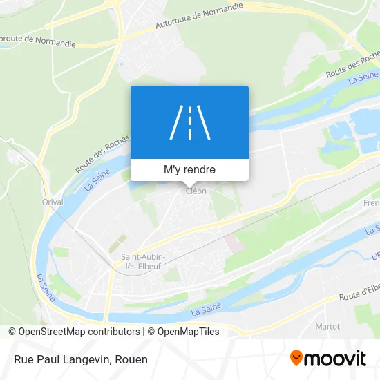 Rue Paul Langevin plan