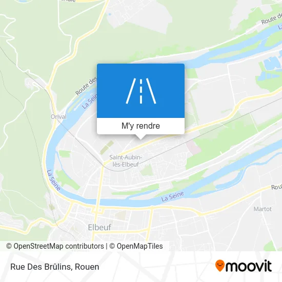 Rue Des Brûlins plan