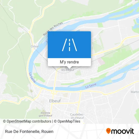 Rue De Fontenelle plan