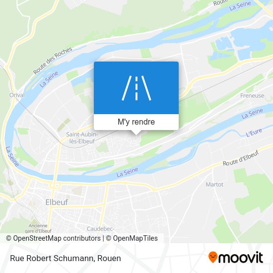 Rue Robert Schumann plan