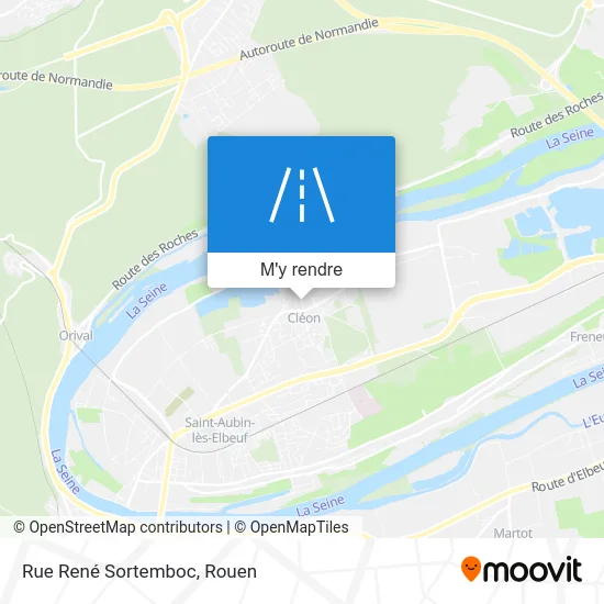 Rue René Sortemboc plan