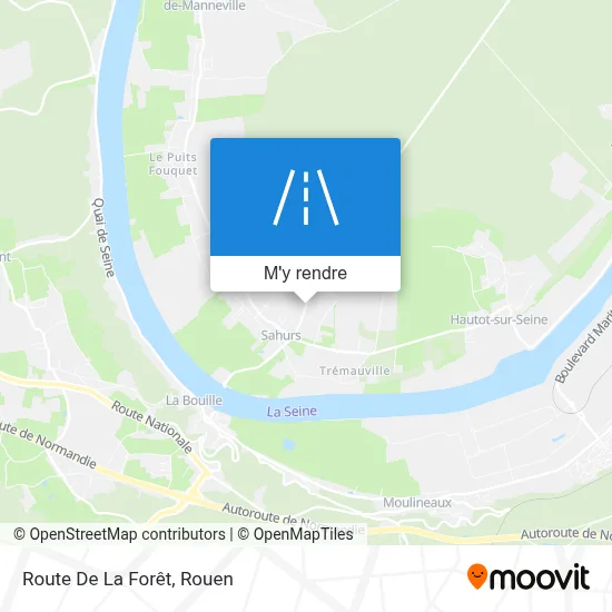 Route De La Forêt plan