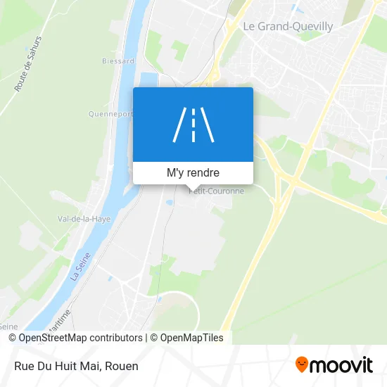 Rue Du Huit Mai plan