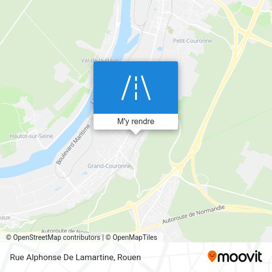 Rue Alphonse De Lamartine plan