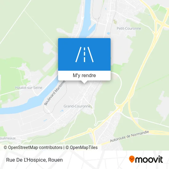 Rue De L'Hospice plan