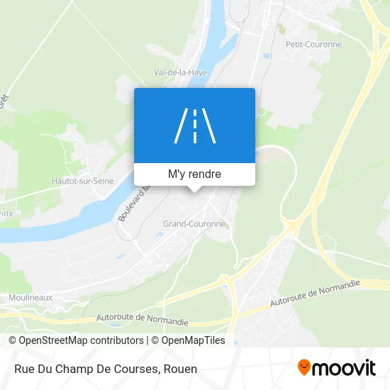 Rue Du Champ De Courses plan