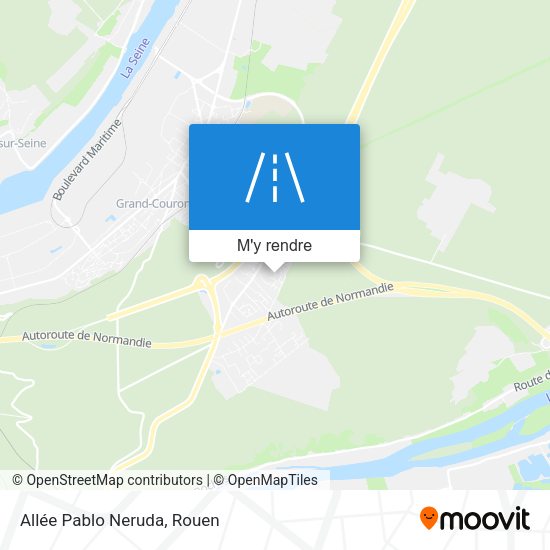 Allée Pablo Neruda plan