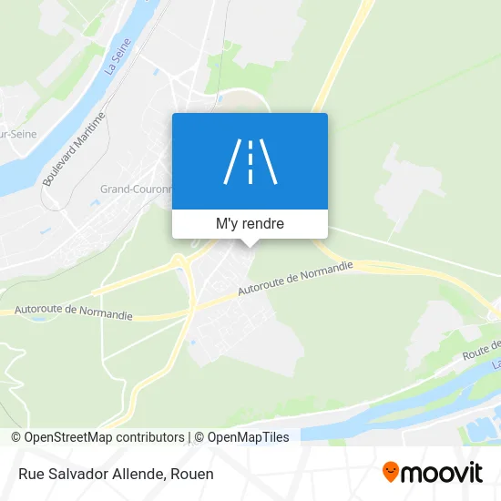 Rue Salvador Allende plan