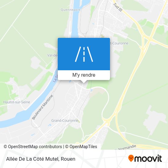 Allée De La Côté Mutel plan