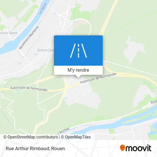 Rue Arthur Rimbaud plan