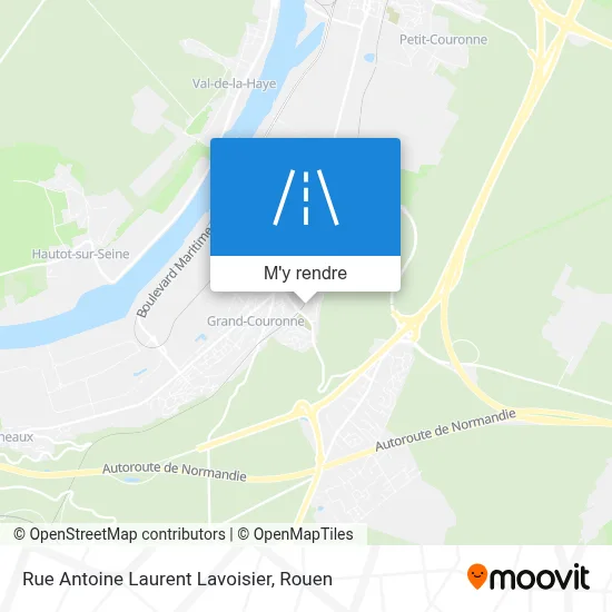 Rue Antoine Laurent Lavoisier plan