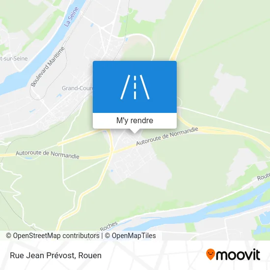 Rue Jean Prévost plan