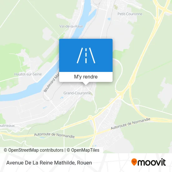 Avenue De La Reine Mathilde plan