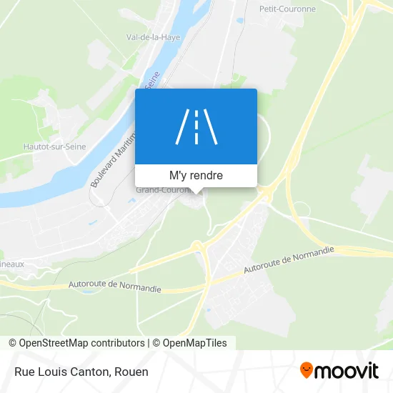 Rue Louis Canton plan