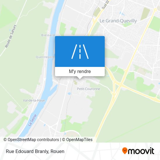 Rue Edouard Branly plan