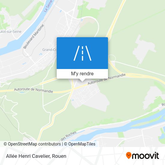 Allée Henri Cavelier plan