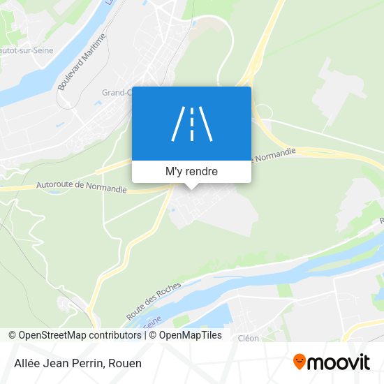 Allée Jean Perrin plan