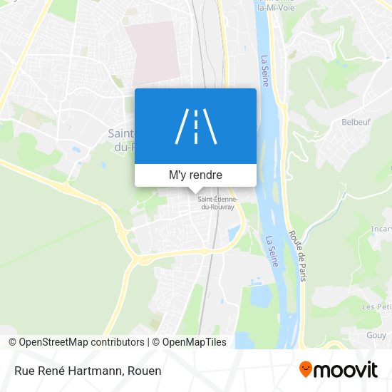 Rue René Hartmann plan