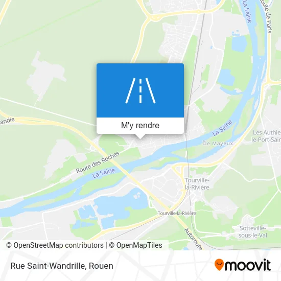 Rue Saint-Wandrille plan