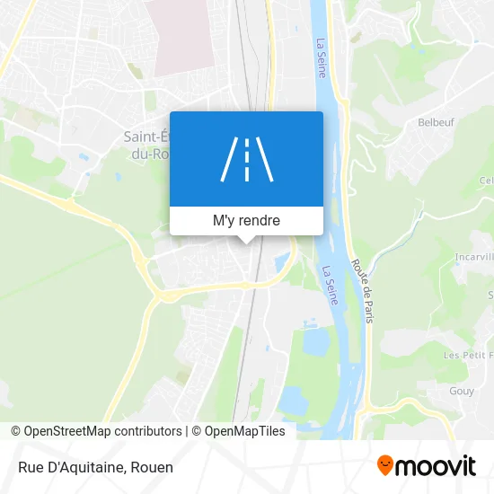 Rue D'Aquitaine plan