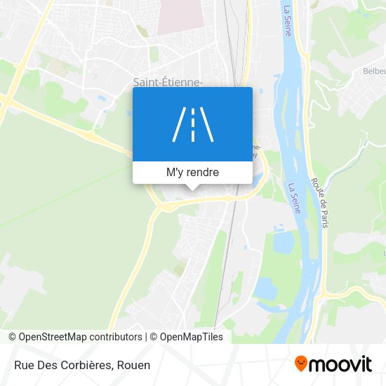 Rue Des Corbières plan