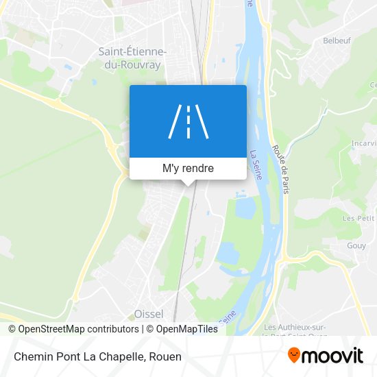Chemin Pont La Chapelle plan