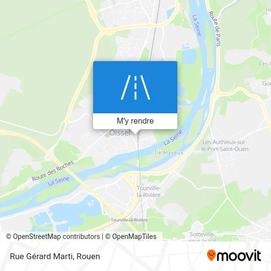 Rue Gérard Marti plan