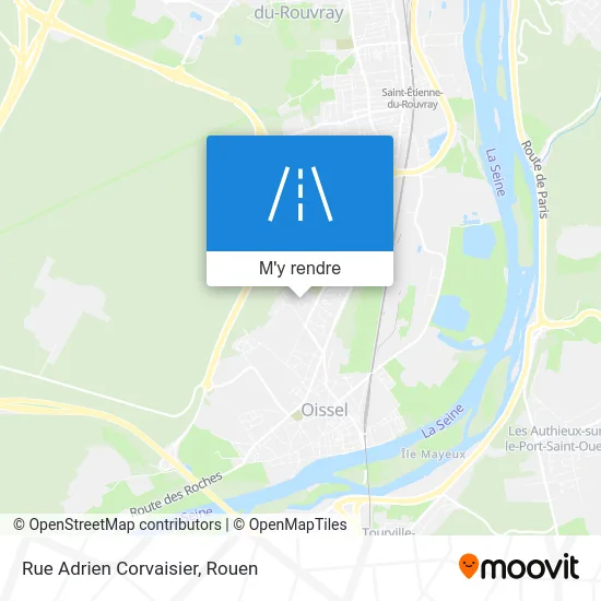 Rue Adrien Corvaisier plan