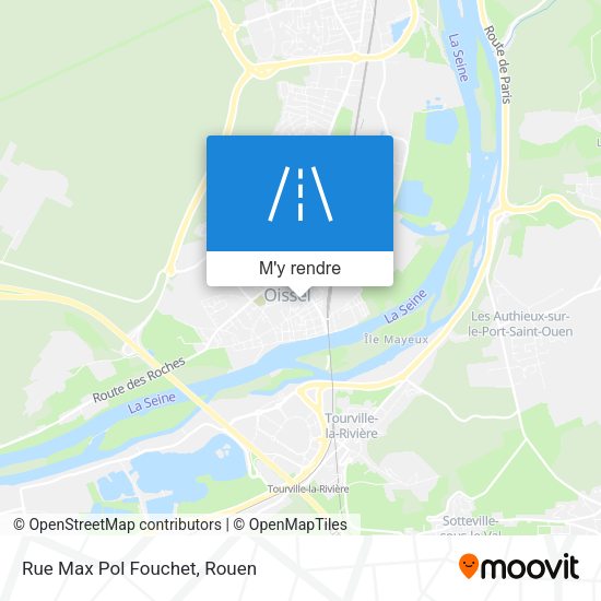 Rue Max Pol Fouchet plan