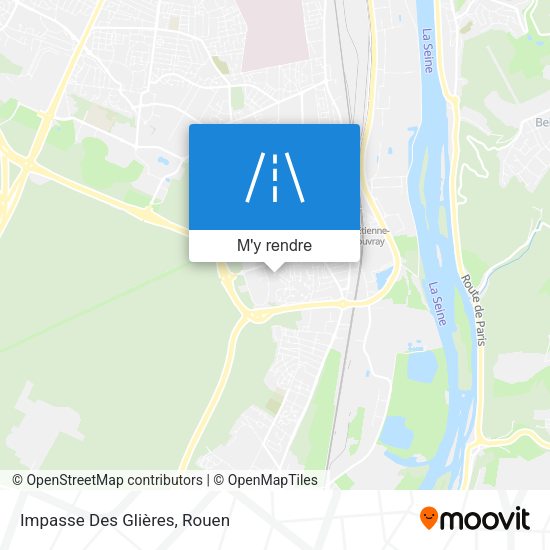 Impasse Des Glières plan
