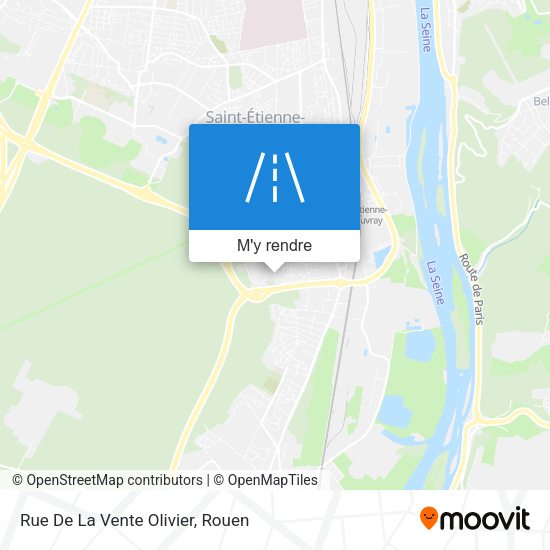 Rue De La Vente Olivier plan