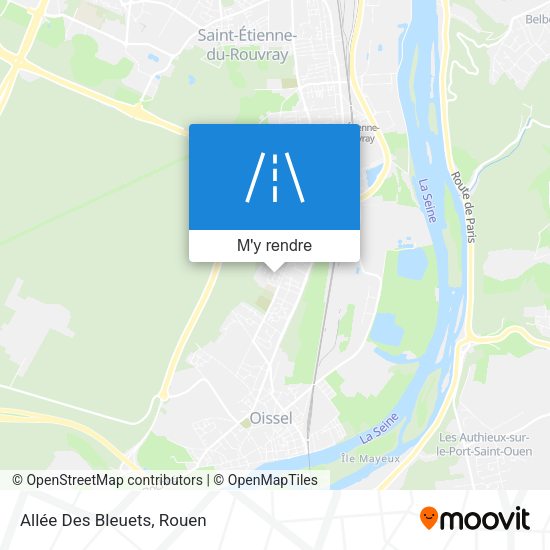 Allée Des Bleuets plan