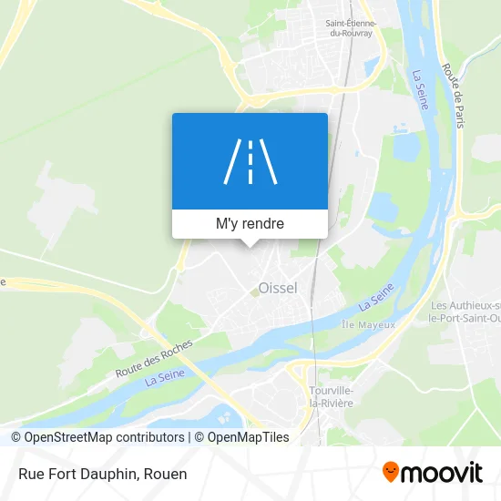 Rue Fort Dauphin plan