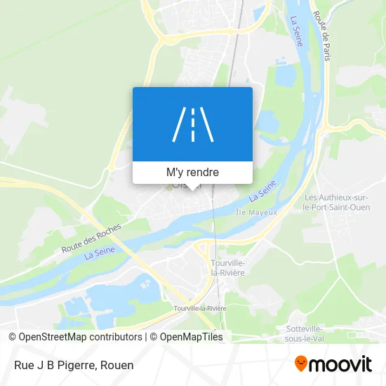 Rue J B Pigerre plan