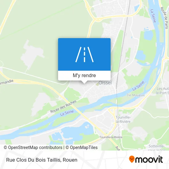 Rue Clos Du Bois Taillis plan