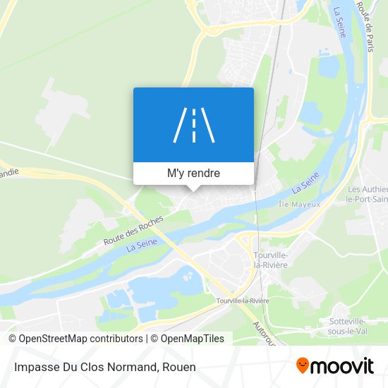 Impasse Du Clos Normand plan