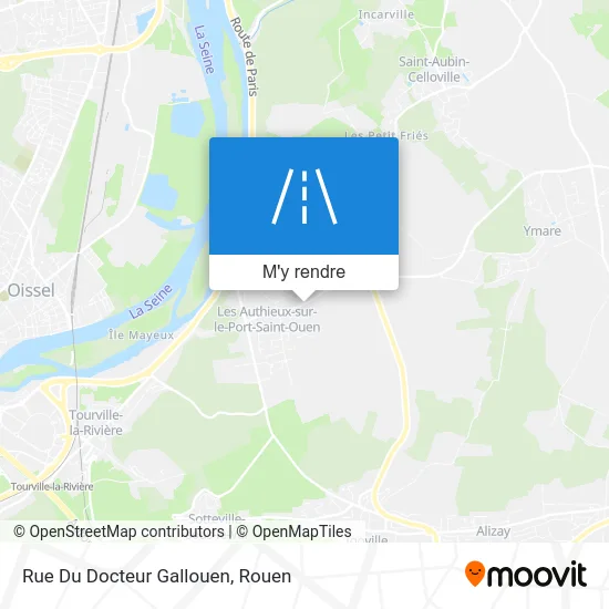 Rue Du Docteur Gallouen plan