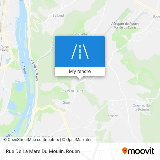 Rue De La Mare Du Moulin plan