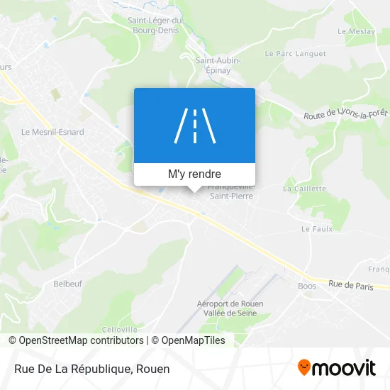 Rue De La République plan