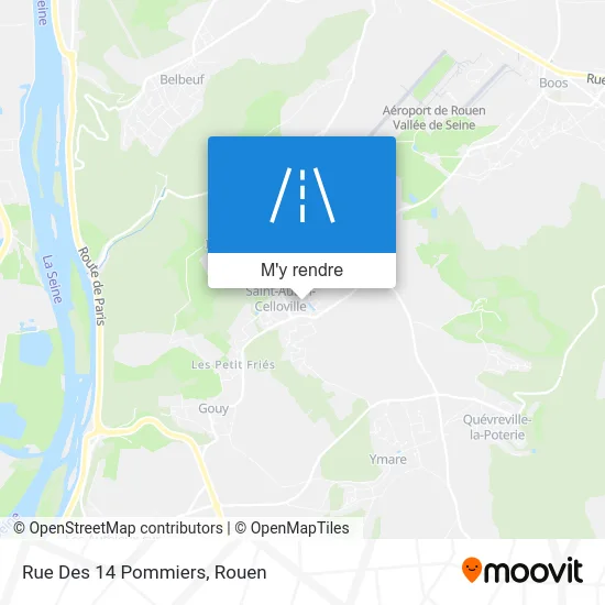 Rue Des 14 Pommiers plan