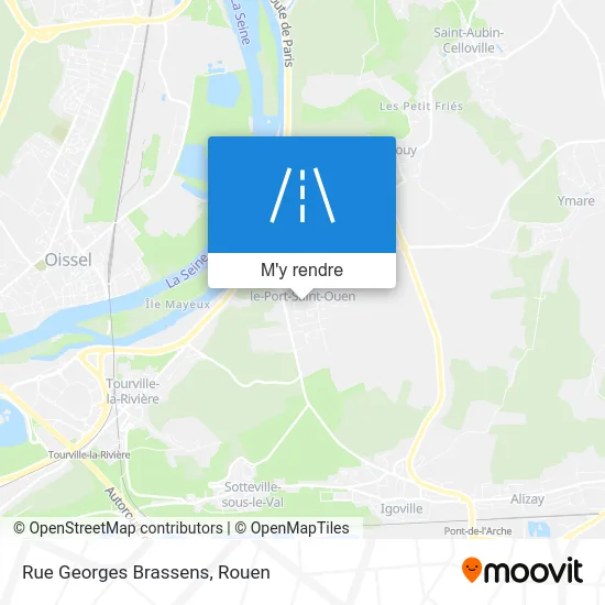 Rue Georges Brassens plan