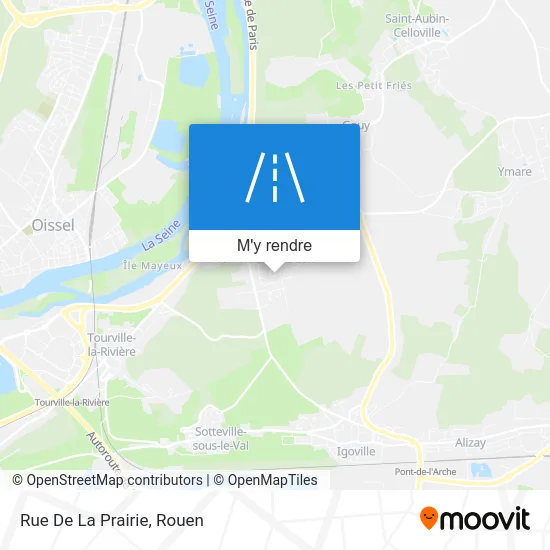 Rue De La Prairie plan