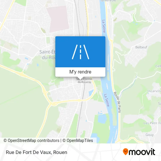 Rue De Fort De Vaux plan