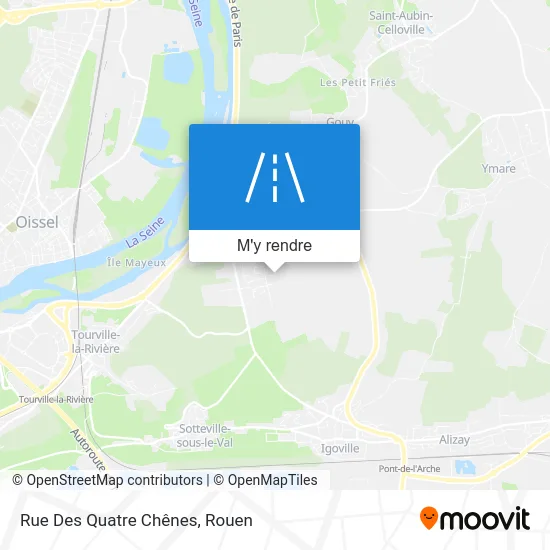 Rue Des Quatre Chênes plan